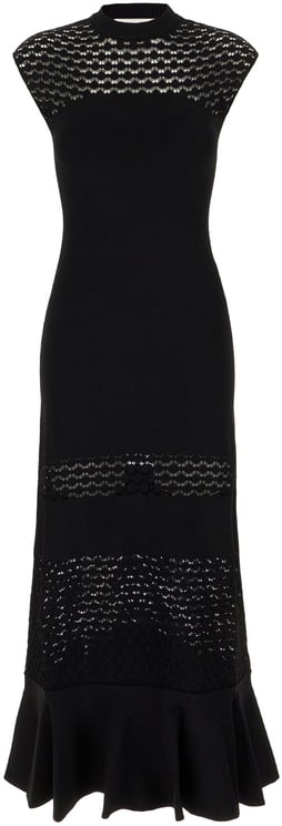 Lanvin Lanvin Black viscose blend dress