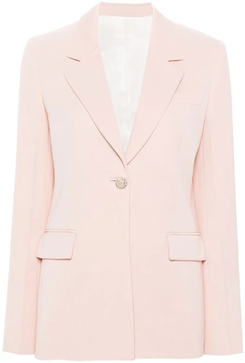 Lanvin Pink Sartoriale Single-Breasted Wool Jacket