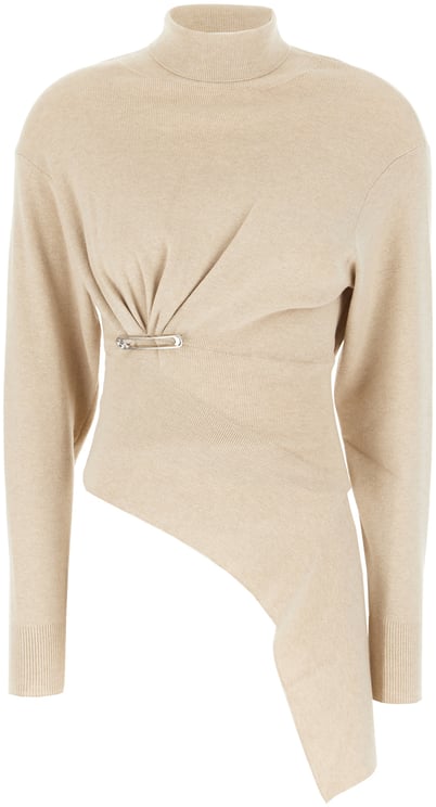 Lanvin Lanvin Sand virgin wool blend sweater