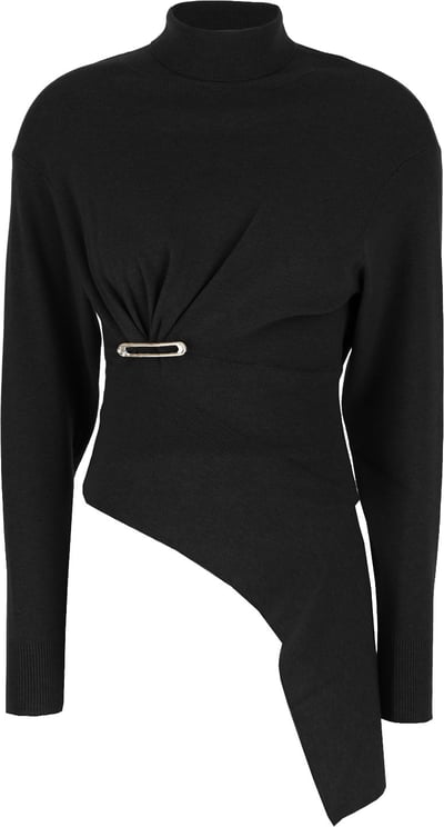 Lanvin Lanvin Black wool blend sweater