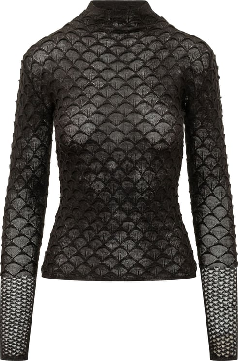 Lanvin Maglia a Girocollo con Apertura Posteriore