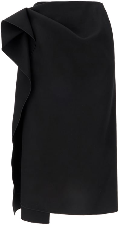 Lanvin Lanvin Black wool skirt