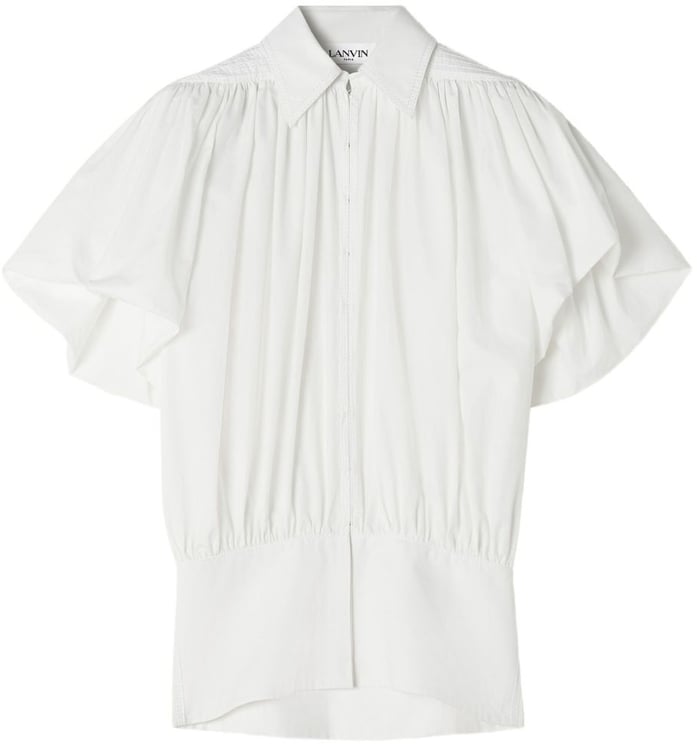 Lanvin White Cotton Top