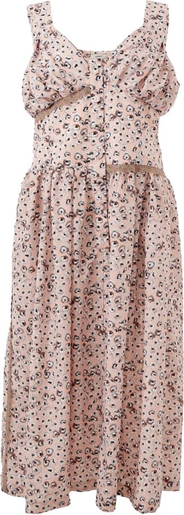 Lardini Lardini Pink Acetate Casual Dress