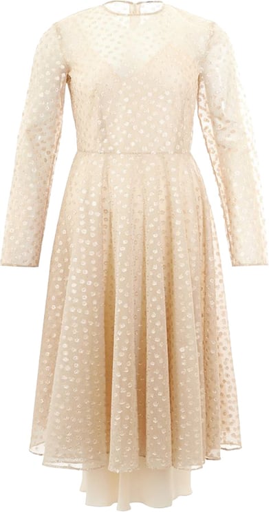Lardini Lardini Beige Cotton Cocktail Dress