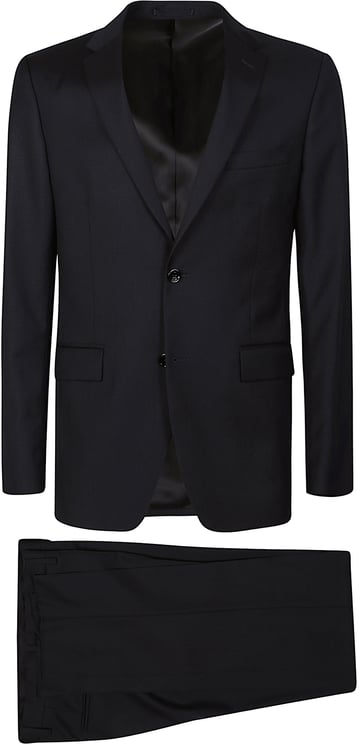 Lardini Soiree Slim Fit Suit Black