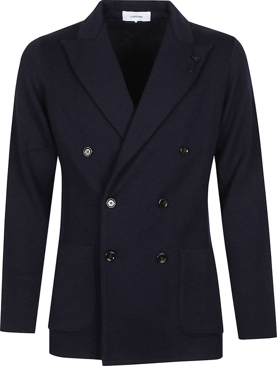 Lardini Knit Jacket Blue