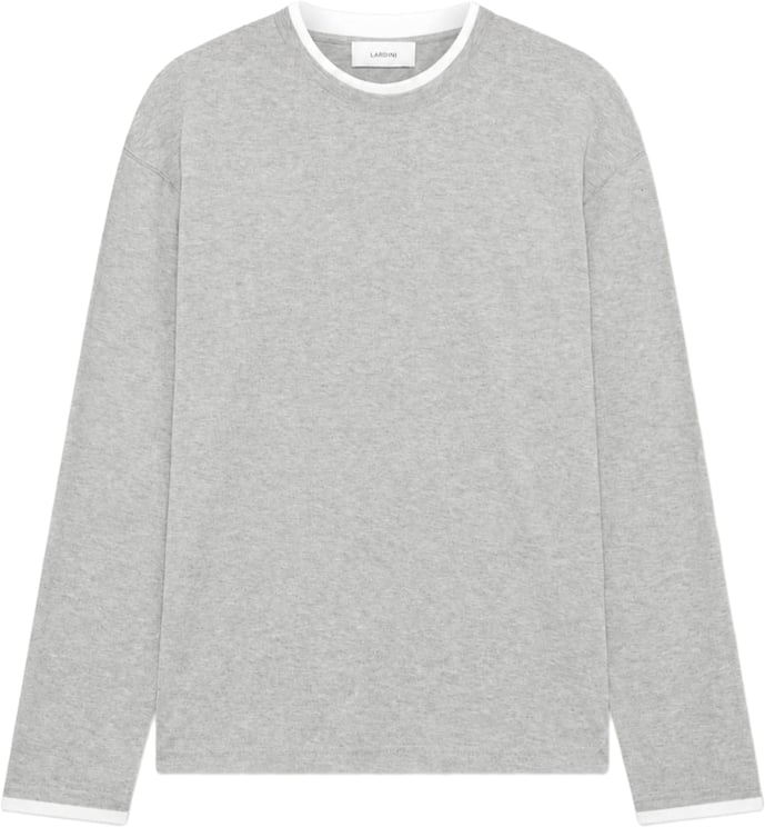 Lardini T-Shirts And Polos Grigio Melange