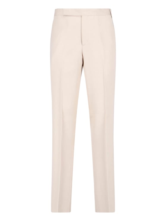 Lardini Tailored Trousers Beige