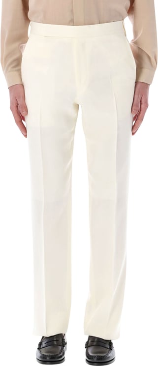 Lardini Lardini ivory EcoVero elegant trousers