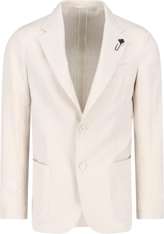 Lardini Single-breasted Blazer White