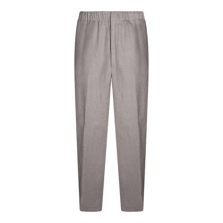 Lardini Relaxed Fit Trousers with Textured Weave