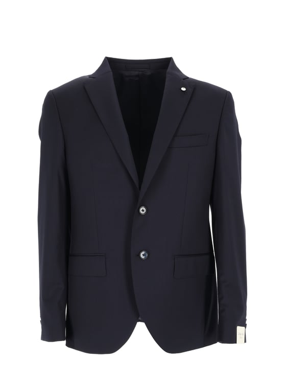 L.B.M 1911 Tailored Two Button Notch Blazer