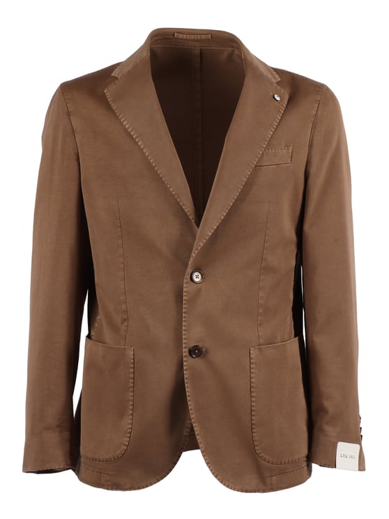 L.B.M 1911 Brown Tailored Drop S Blazer