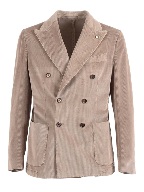 L.B.M 1911 Double Breasted Corduroy Jacket