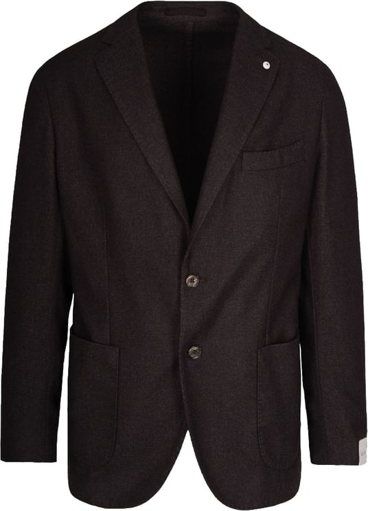 L.B.M 1911 Single-Breasted Brown Wool And Cashmere Blazer