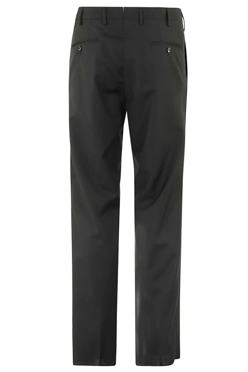 L.B.M 1911 Tailored Black Wool Pants With Classic Design