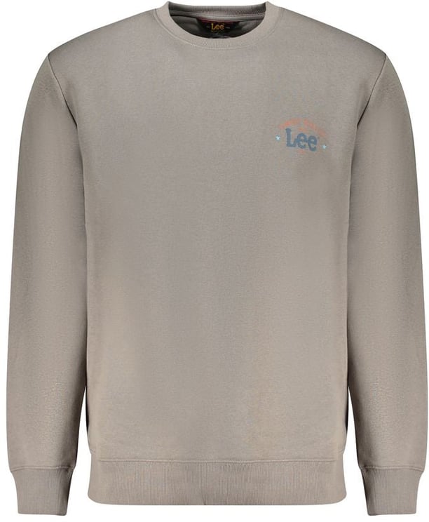 Lee Lee Grigio Cotton Men Sweatshirt
