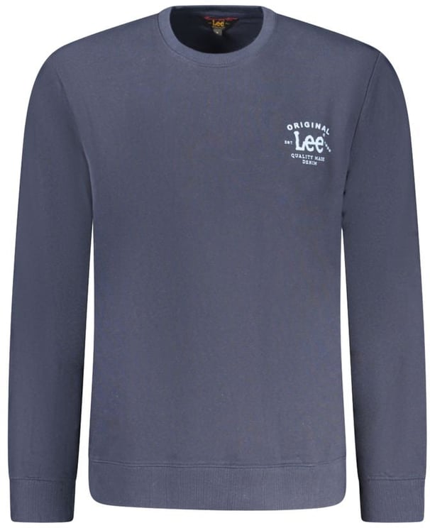Lee Lee Blue Cotton Men Sweater
