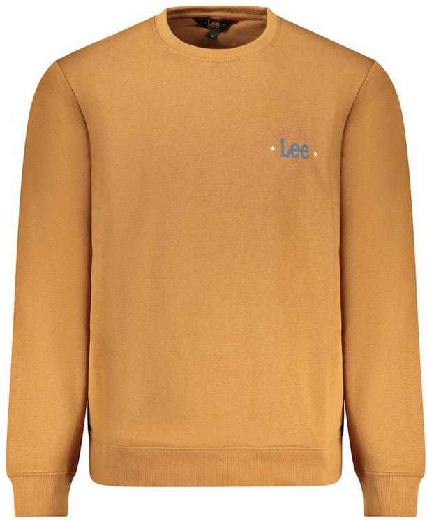 Lee Lee Marrone Cotton Men Sweatshirt