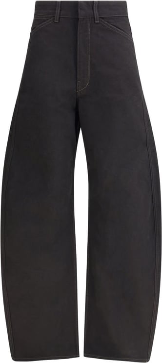 Lemaire Lemaire Black Cotton Casual Pants