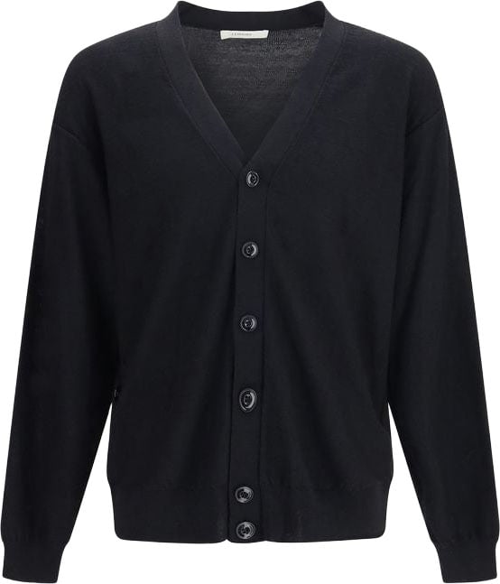 Lemaire Relaxed Twisted Cardigan Nero