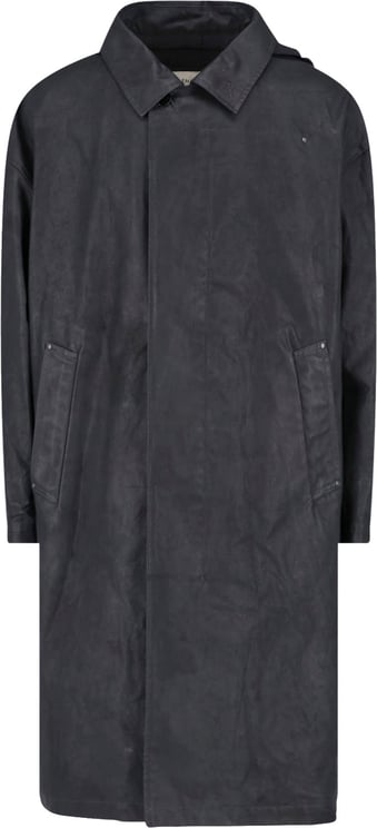Lemaire Black Hooded Straight-Cut Casual Jacket