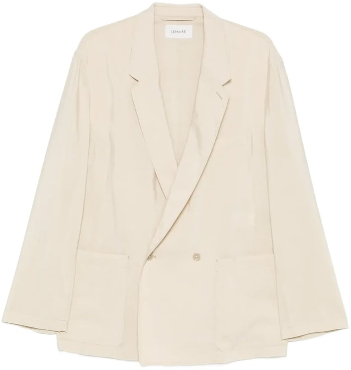 Lemaire Soft Db Jacket Oat Milk