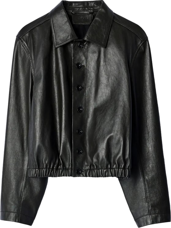 Lemaire Soft Leather Blouson Dark Espresso