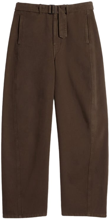 Lemaire Twisted Belted Pants Cacao