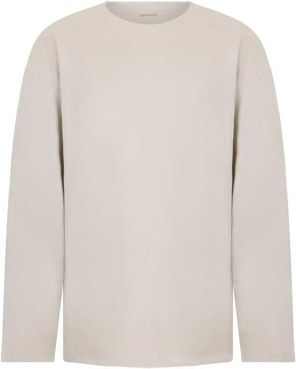 Lemaire Long sleeve shirt in mixed cotton and silk