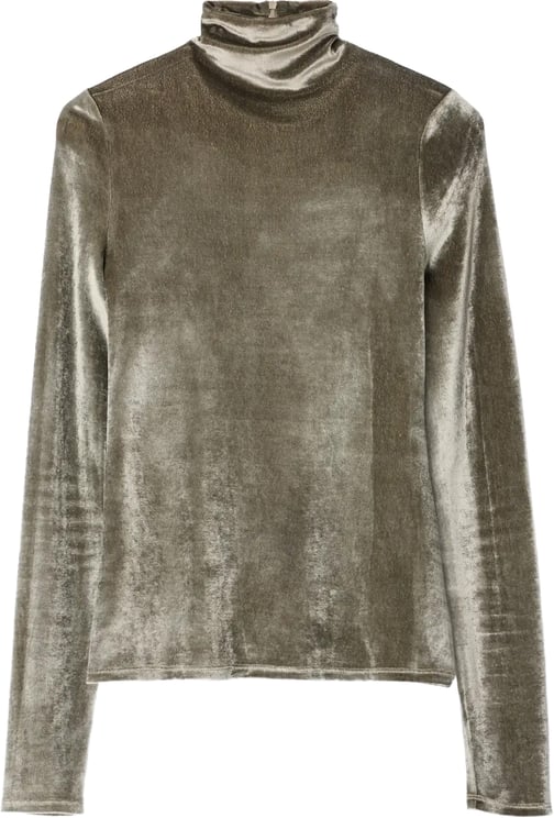 Lemaire Fitted High Neck Top Chrome
