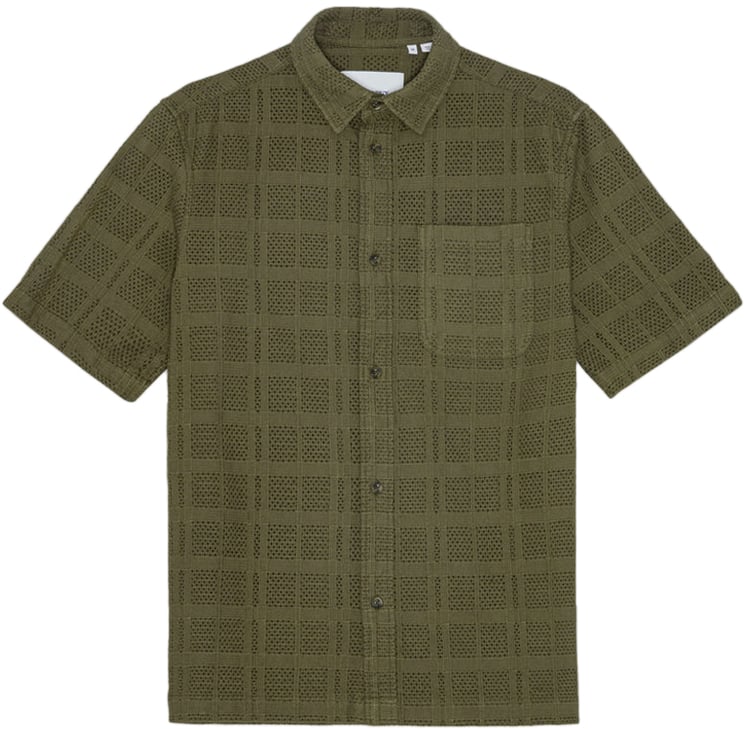 Les Deux Camicia Charlie Olive Night