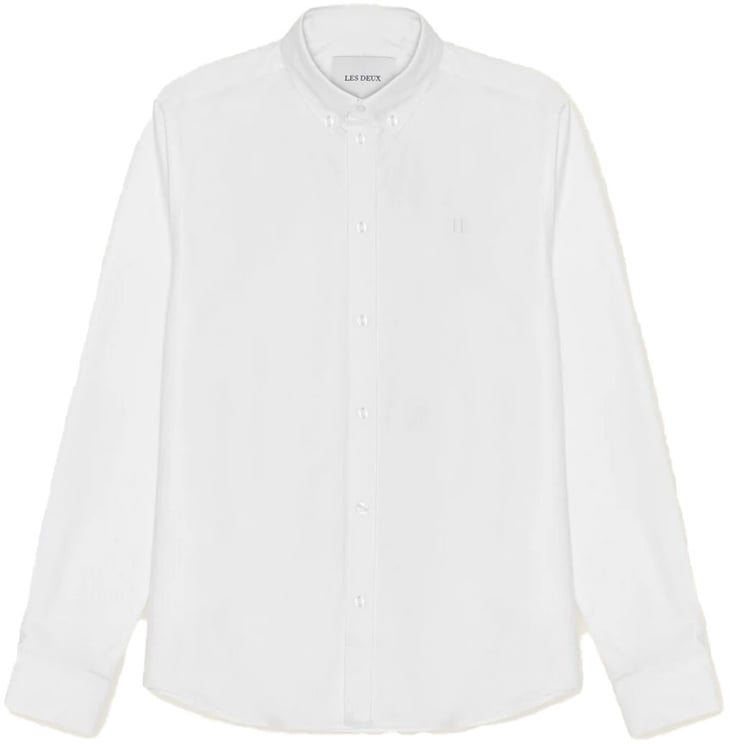 Les Deux chemise oxford blanche