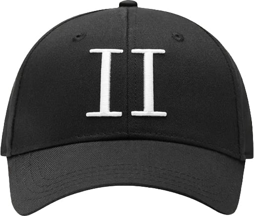 Les Deux les deux encore organic casquette noir blanc