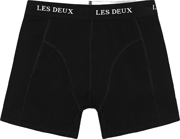 Les Deux les deux warren coffret boxers noir