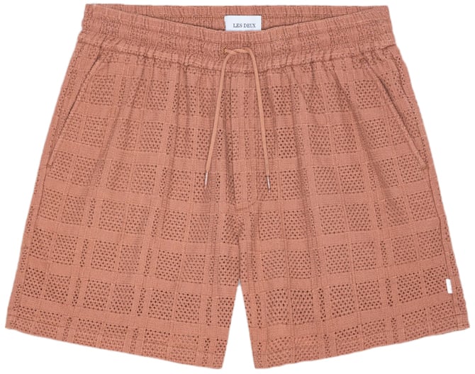 Les Deux Shorts Charlie Cognac Red