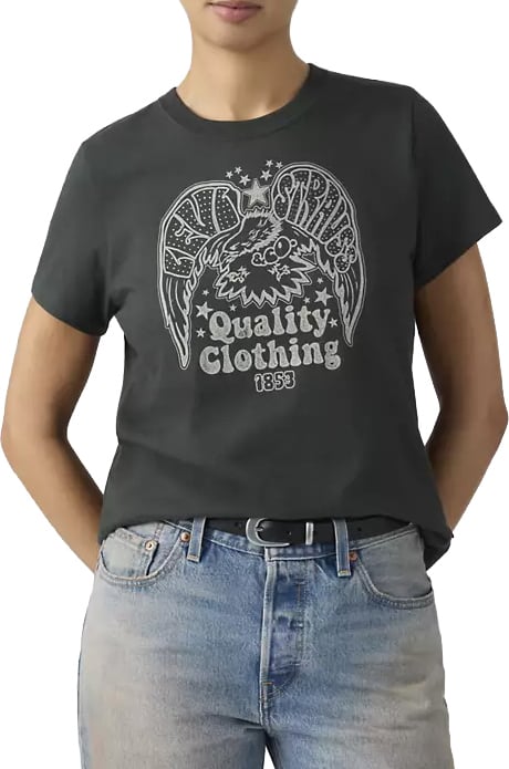 Levi's LEVI STRAUSS - Favorite Tee Rhinestone Eagle - 005GV - 0009