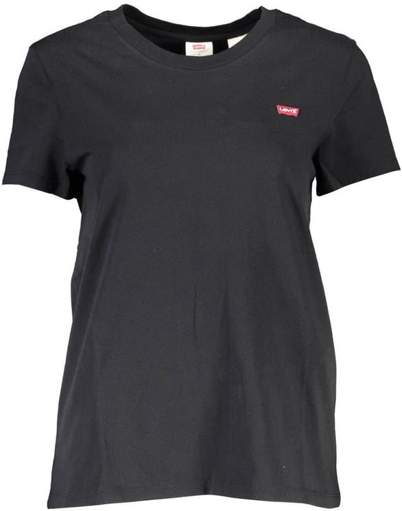 Levi's Levi's Black Cotton Women T-Shirt