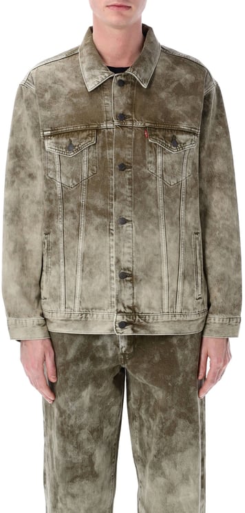 Levi's Relaxed Fit Trucker Camo Grey