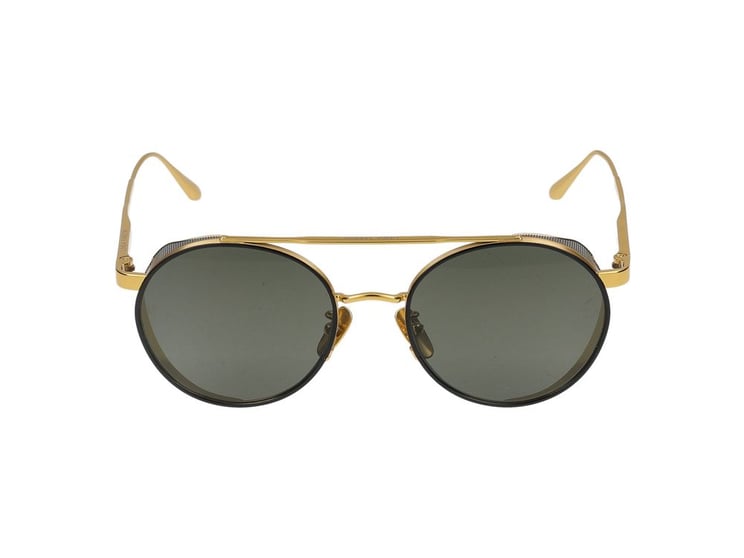 Linda Farrow Sunglasses Linda Farrow LFL1549 Conor C1 Yellow Gold/Light Gold 52/19/145