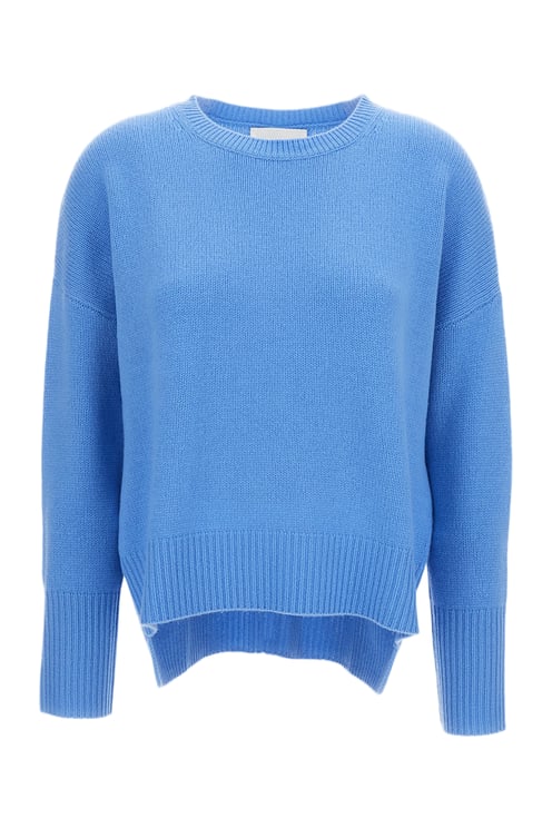 Lisa Yang Light Blue Mila Premium Cashmere Sweater