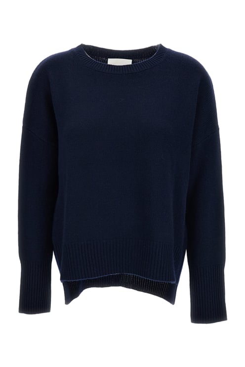 Lisa Yang Blue Mila Premium Cashmere Sweater