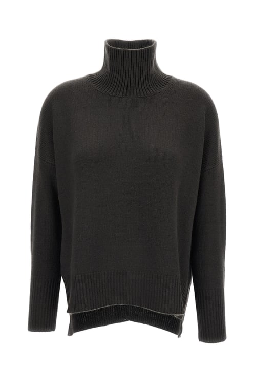 Lisa Yang Green Heidi Heavy-Knit Cashmere Turtleneck