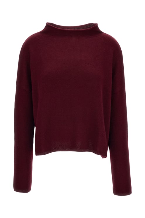Lisa Yang Red Sandy Heavy-Knit Cashmere Sweater