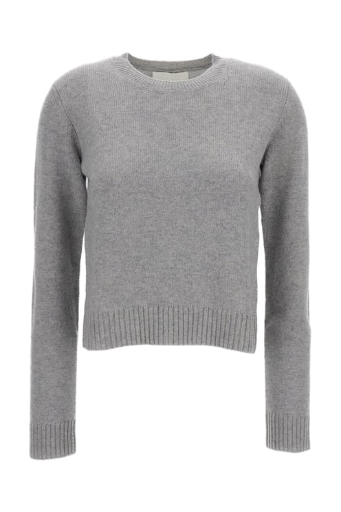 Lisa Yang Grey Mable Mid-Weight Cashmere Sweater
