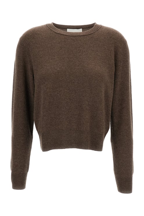 Lisa Yang Brown Greer Mid-Weight Cashmere Sweater