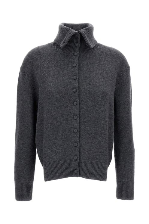 Lisa Yang Grey Denie Cashmere Cardigan