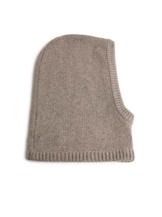 Lisa Yang Balacava 'Astri' In Beige Truffle Cashmere