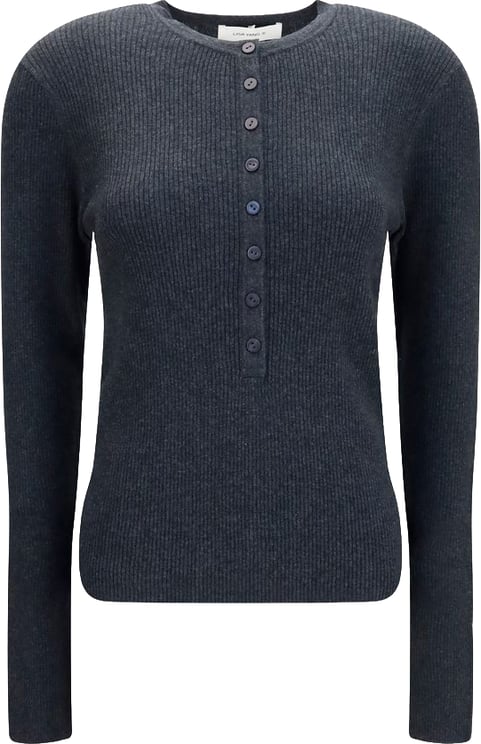 Lisa Yang Lisa Yang Gray Cotton Sweatshirt